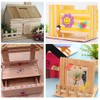 Natural Wooden Craft Sticks,Ice Cream Sticks,CAASFOOY 200PCS Wax Sticks,Paddle Popsicle
