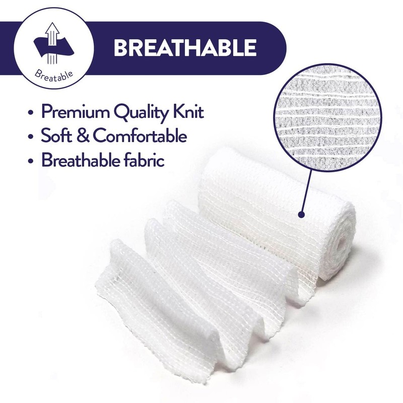 JFA Medical Conforming Bandage, Gauze Bandage Roll 5cm x 4m