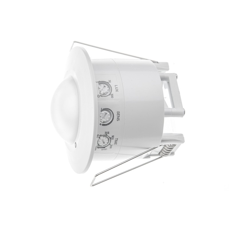 Huber Motion Movement Sensor 360°, White, Flush-Mounted, Concealed, Energy Efficient