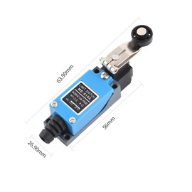 Limit Switch, DBAILY 4pcs Metal Roller Lever Arm Limit Switch for Electrical Control Mechanics Other Industries (ME-8108)