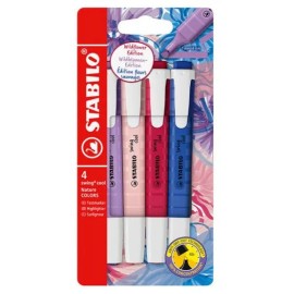 Stabilo Highlighter Stationery Portable Set for school, office and desk organization, writing planning or paper accessory, Stabilo Korean Import, and Desk Supply