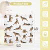 vvfelixl Baby Cotton Washcloths German Shepherd Dogs Infants Bath Towel