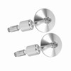 1 Pair 7/8" Round Handlebar Bar End Rear View Mirrors