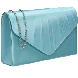 SwankySwans Women's Chantel Clutch Bag, Mint, One Size