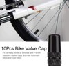 Keenso Tapas de Válvula de Bicicleta de 10 Piezas, Tapas