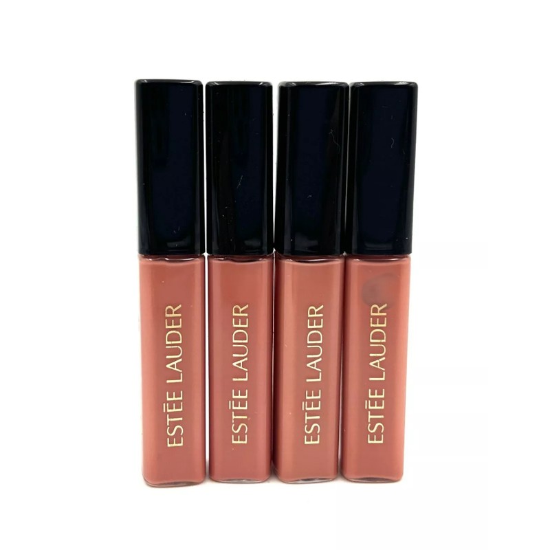4Pcs: Estee Lauder Pure Color Envy Kissable Lip Shine ~