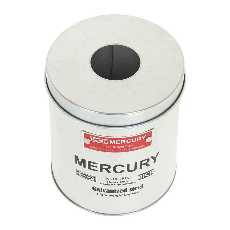 Keystone Mercury ME053936 Tin Sanitary Paper Holder, Galva, Φ4.4 x