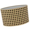 Lampshade Oval Shaped Hollow Metal Carved Compatible E27 E14 Caliber