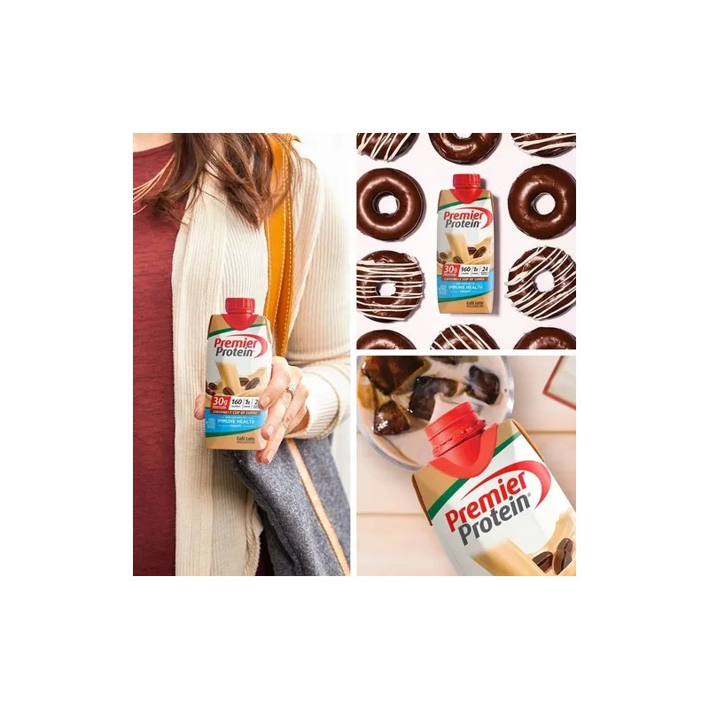 Premier Protein Café Latte Café Latte Pack/15 Malteadas