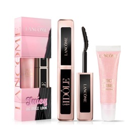 Lancôme Juicy OG Idôle Look Makeup Set, Volumising Lash Idôle Mascara for Lifted Lashes, High Shine Juicy Tubes Lip Gloss, 24HR Wear Clump Free Formula, 05 Marshmallow Electro & 01 Glossy Black