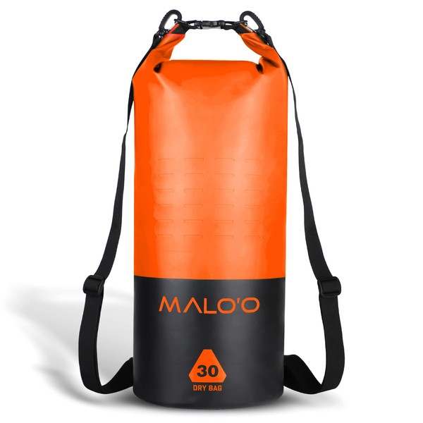Malo’o 30L Heavy Duty 100% Waterproof Roll-Top Dry Bag Backpack
