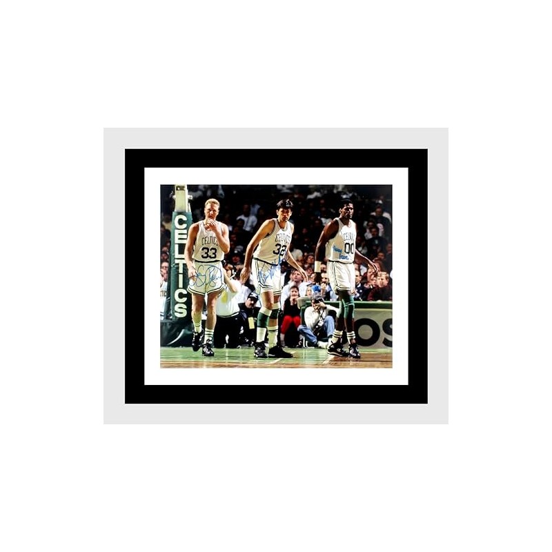 Framed Larry Bird, Kevin McHale and Robert Parish - Boston