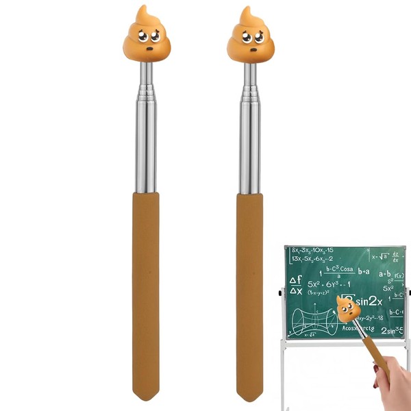 IKOPFLN Pack of 2 Extendable Pointer Sticks, Telescopic Teacher Pointer,