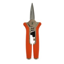 Green Jem Compact Straight Bypass Pruner, Orange, 15x4.5x1.5 cm