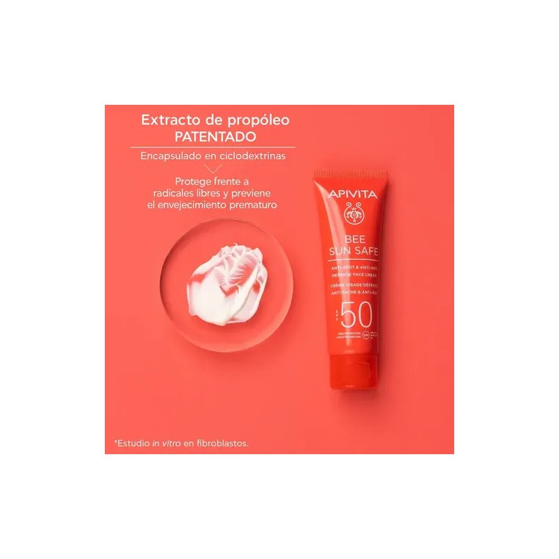 Apivita Bee Sun Safe Crema Antiedad Y Antimanchas Spf50 50ml
