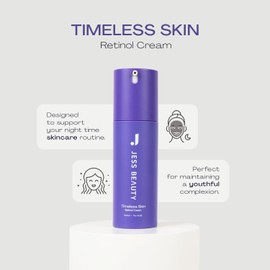 JESS BEAUTY | Timeless Skin Retinol Cream with Centella Asiatica | Skin Care Night Retinol Face Cream with Hyaluronic Acid | Beauty & Self Care - Firming SkinCare Lotion 1 fl Oz