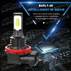 AUIMSOCO 9005 H11 LED Headlights Kit Combo Bulbs 8000K High