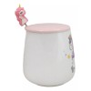 Ebros Gift White Whimsical Crowned Unicorn Rainbow Shooting Star Mug