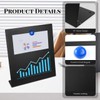 2 Pack Magnetic Board,Magnet Board,Metal Magnetic Bulletin Board,Magnet Display Stand