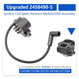 24 584 52 24-584-89-S 24 584 63-s 24-584-90-S DSAI Ignition Coil 24-755-172-S 24-755-173-S fit for Kohler CH740 CV740 SV735 SV740 GT1554 Engine 32-707-01-S 24-584-64-S 24-584-53-S 24-584-49-S