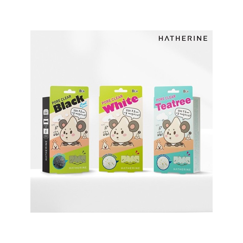 Haeserin 해서린 포어 클리어 코팩 32매 (화이트/블랙/티트리) HaeSorin Pore Clear