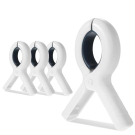 Pack of 4 Towel Clips, Large Clothes Pegs, Windproof Bath Towel Clips, Plastic Beach Towel Clips for Beach Loungers, Non-Slip Towel Clips for Daily Laundry, Bed Linen, Thick Clothing