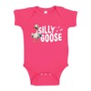 Silly Goose Baby Bodysuit One Piece 12 mo Cyber Pink