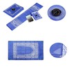 HTUK Portbale Travel Prayer Mat With Compass Pocket Sized Carry