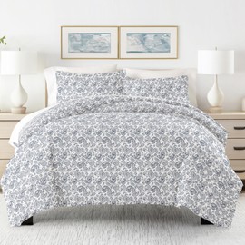 Linen Market Duvet Cover Queen (Navy) - Experience Hotel-Like Comfort with Unparalleled Softness, Exquisite Prints & Solid Colors for a Dreamy Bedroom - Queen Duvet Cover Set with 2 Pillow Shams