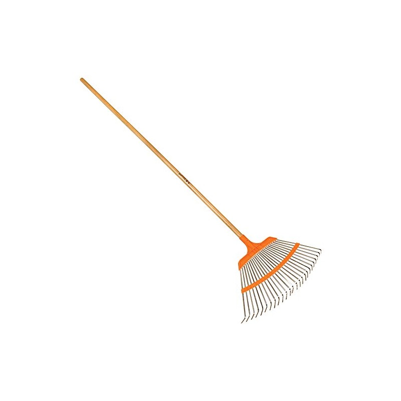 A.M. Leonard Poly-Steel Lawn Rake - 22.5 Inches/25 Tines
