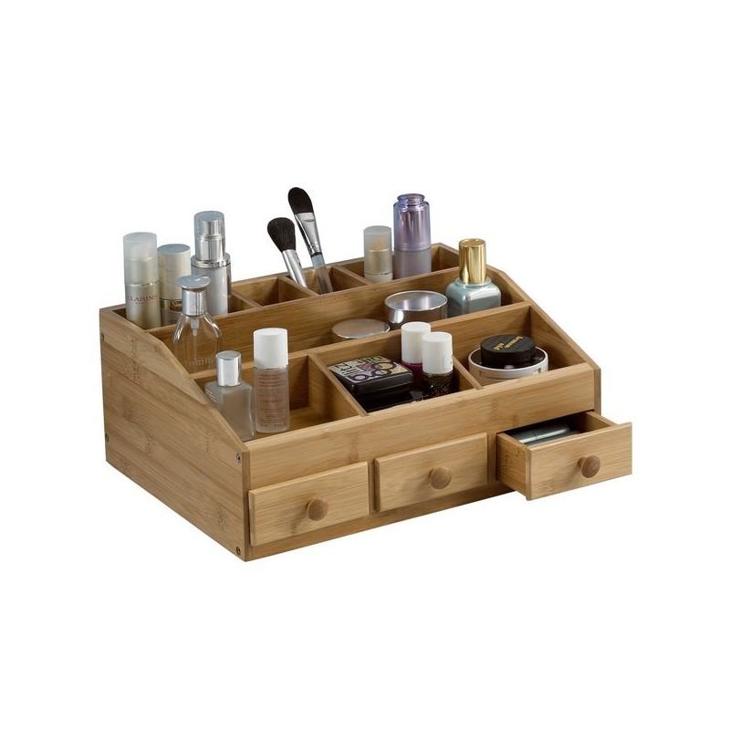 Freemade 원목 화장품정리함 1단 서랍형 Wooden Cosmetic Organizer with 1