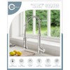 Kitchen Faucet, Commercial Kitchen Sink Faucets with Pull Down Sprayer,