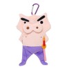 Tees Factory Crayon Shin-chan Die-Cut Flat Pouch Buri Burizaemon KS-5533953BU