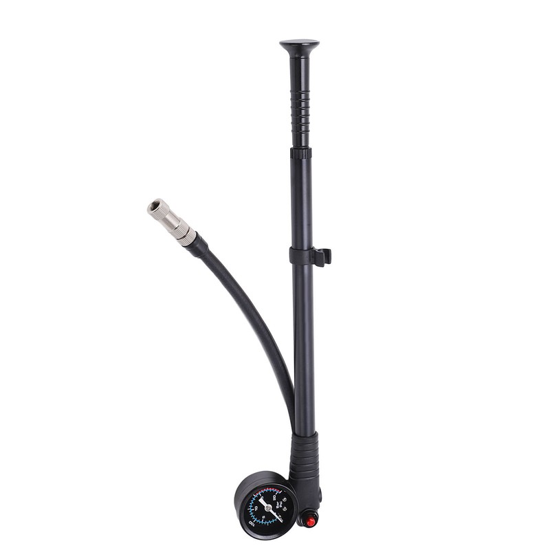Shock Pump 300PSI Visual Pressure Dial 360° Rotation Inflation Tube