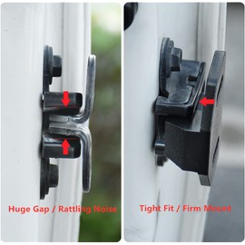G Brand for Toyota FJ Cruiser XF10 2007-2020, Land Cruiser Prado FJ120 FJ150 2003+, for Toyota RAV4 Car Tailgate Door Lock Outer Buckle Striker Limiting Stopper Trim,Solve Abnormal Noise,Prevent Move