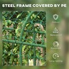 Outsunny Cucumber Trellis, 6' Tall Arch Trellis for Climbing Plants