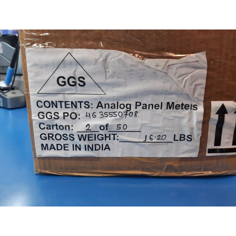 Grainger / Rish Vista Analog Panel Meter, AC 0-25 Amps