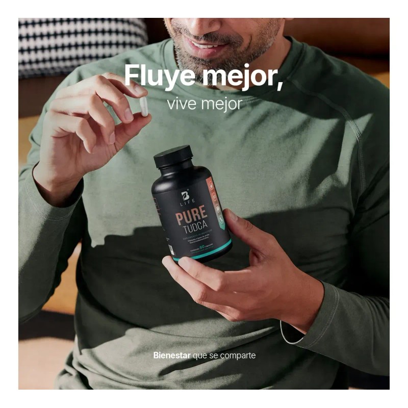 Tudca Puro 500mg Cáps Apoyo Hepática Hígado Life Sabor