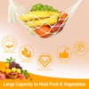 Cosmos 2 Pcs Macrame Fruit Hammock Hanging Fruit Net Under