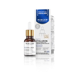 Mincer Pharma Neo Hyaluronic Nourishing Regenerating Smoothing Reducing Wrinkles Hydrolipid Wrinkle Filler for Dehydrated Mature Skin with Lipohyaluron, Milk Thistle Oil and Abessinating Oil 15 ml