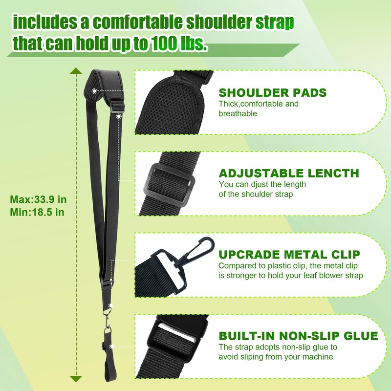 Upgraded Ergonomic Trimmer Grip, String Trimmer Handle, with Trimmer Shoulder