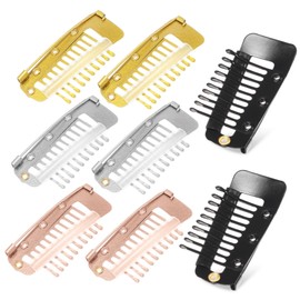 BIUDECO Beret Fixing Clips Pack Wig Clips for Hair Extensions Wig Scarf Hat Small Lightweight Firm Hold