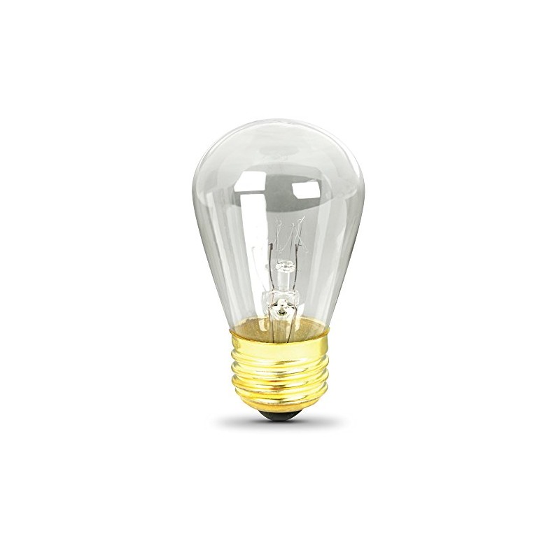 Feit Electric BP11S14 11-Watt S14 Light Bulb, Clear