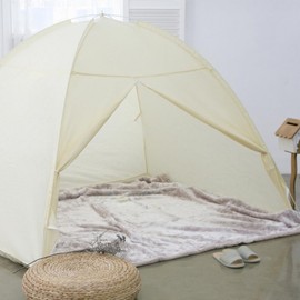 Large 4-Person Thermal Heating Tent: Windproof, Insulated, Draft Protection for Beds & Camping Portable Pink