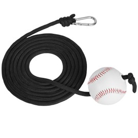 Baseball and Softball Batting Swing Trainer, Adjustable Hitting Training Rope Toss Ball for Improving Hitting Skills Hand-Eye Coordination Bat Speed for All Levels