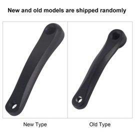 Respicefinem Bike Aluminum Alloy Left Single Chain Crank Arm 170mm Arm Replacement for Mountain Bike Road Bike Repair Replacement Accessory Compatible with Multiple Bike Model