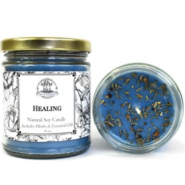 Healing Soy Candle for Grief, Loss, Stress & Emotional Turmoil Spells & Rituals