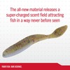 Berkley Powerbait Maxscent Flat Worm Fishing Soft Bait , Black,