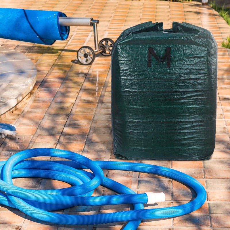 Hushee Above Ground Pool Storage Container Pool Cover Storage Bag