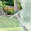 WONDAY Shower Squeegee for Glass Doors, 12" Long Handle Window